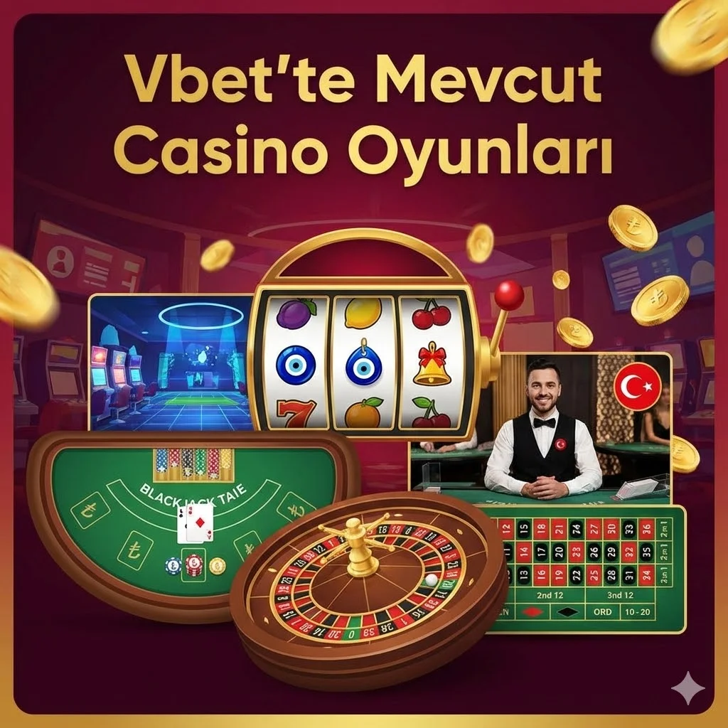 Vbet'te Mevcut Casino Oyunları