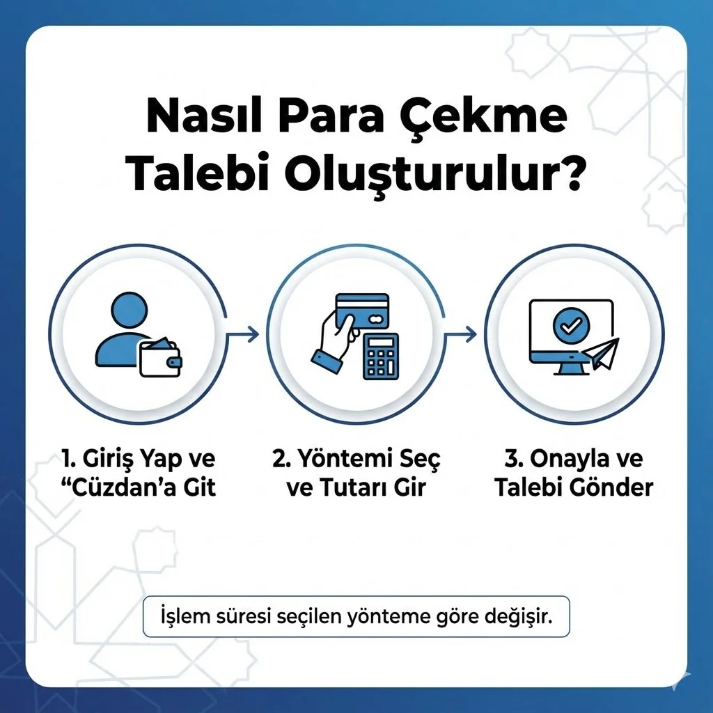 Nasıl Para Çekme Talebi Oluşturulur?