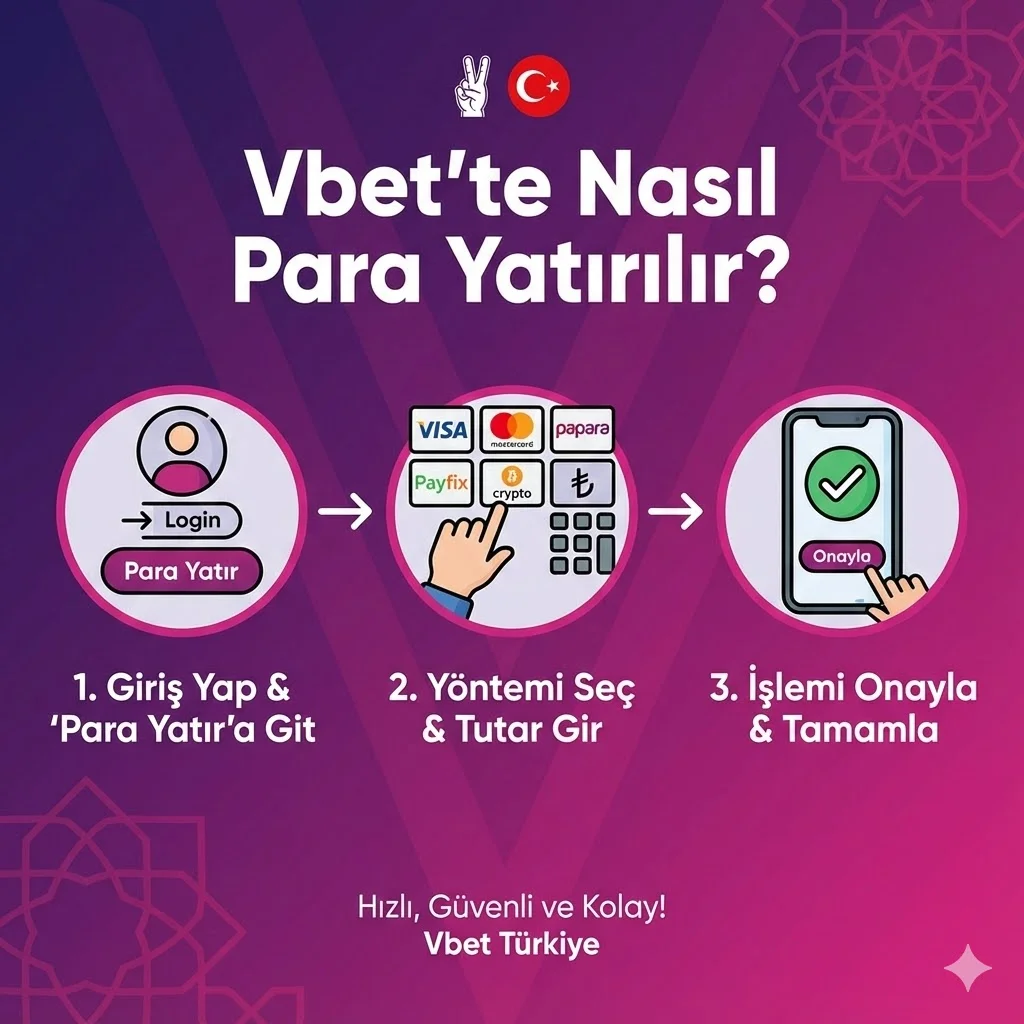 Vbet’te Nasıl Para Yatırılır?