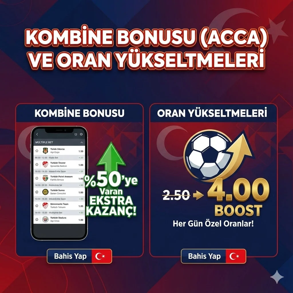 Kombine Bonusu (ACCA) ve Oran Yükseltmeleri