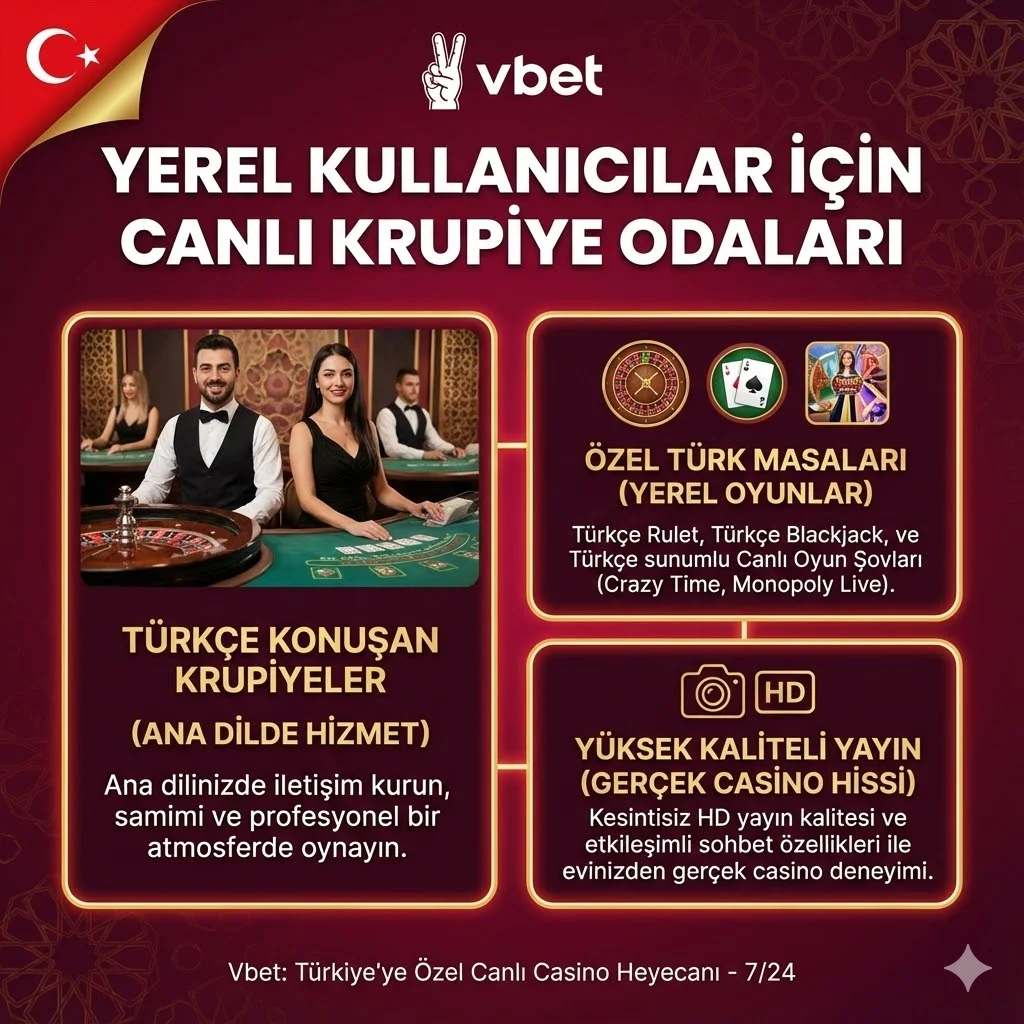 Yerel Kullanıcılar İçin Canlı Krupiye Odaları